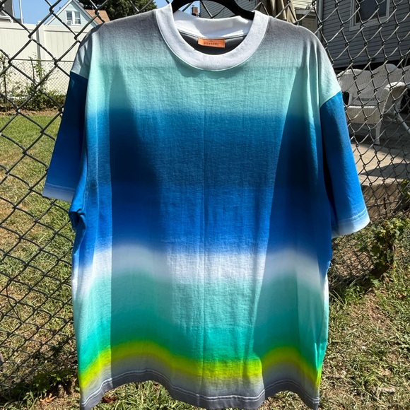 Missoni Blue and Green Short Sleeve Tee